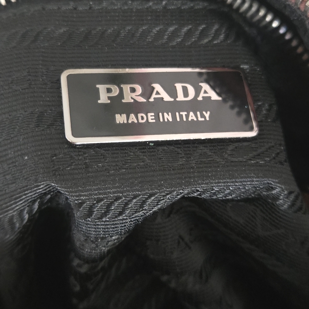 Prada Scamosciato Brick Suede Shoulder Bag - Picture 7 of 8
